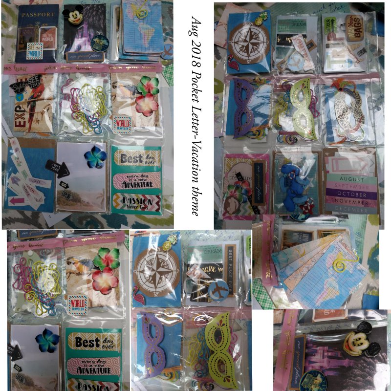 Pocket Letter-Vacation Theme