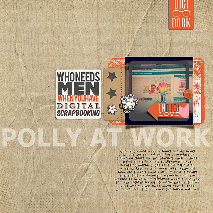 polly at work