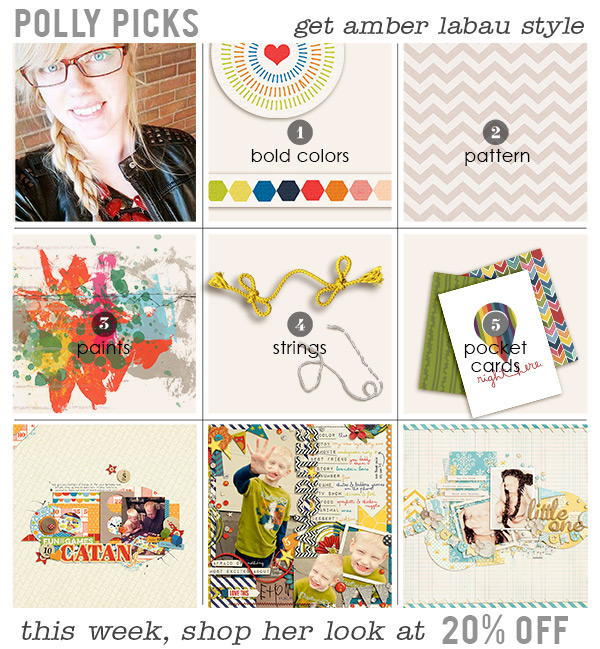 POLLY Pick Amber of Stolen Moments Designs