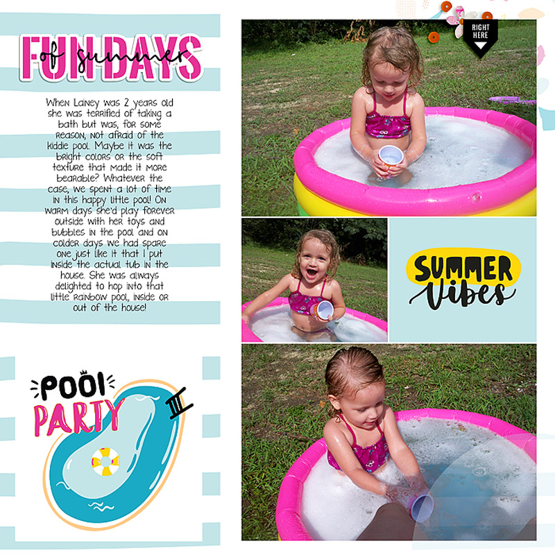 Pool Fun (Left Side)