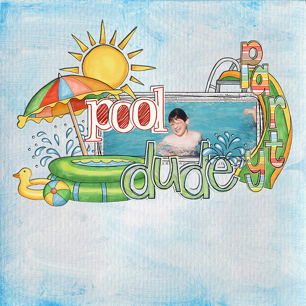 Pool party dude