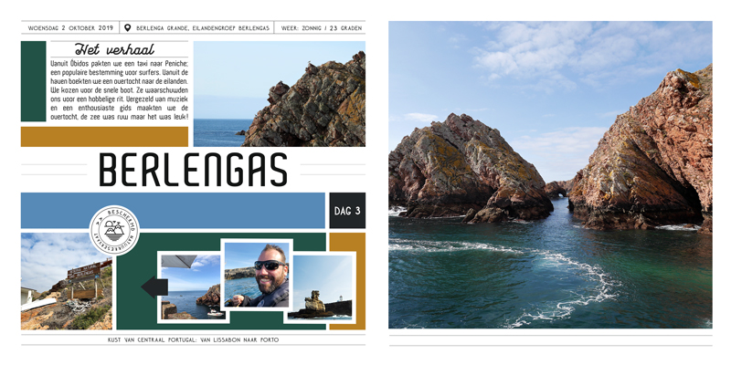 Portugal 2019 Photo Album - DOUBLE SPREAD #4