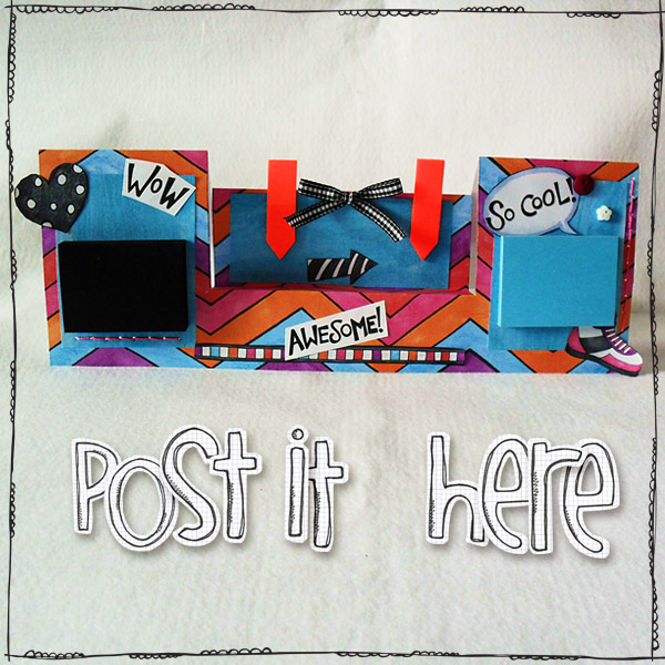 post-it note storage