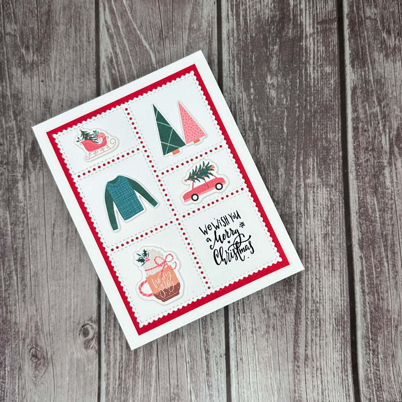 Postage Christmas Card