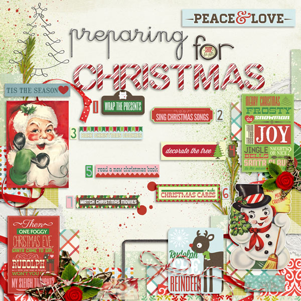 preparing for christmas