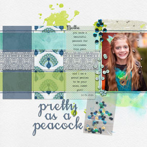 pretty as a peacock