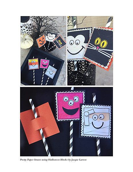 Pretty Paper Straws - Halloween Digi Parade
