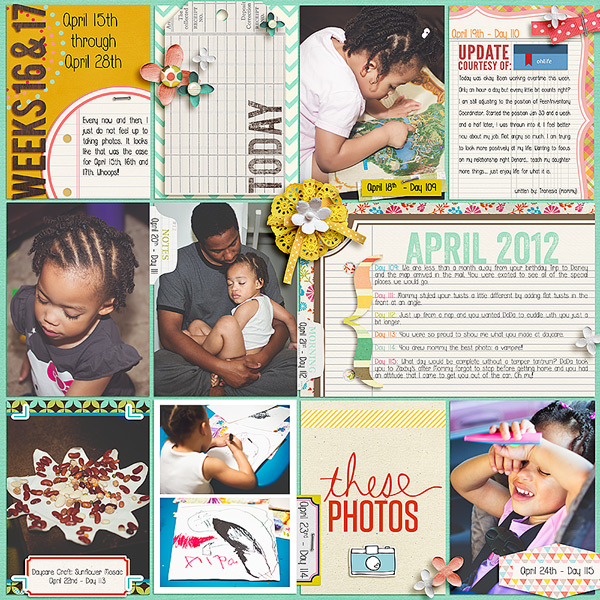 Project Life 2012: Days 106-115
