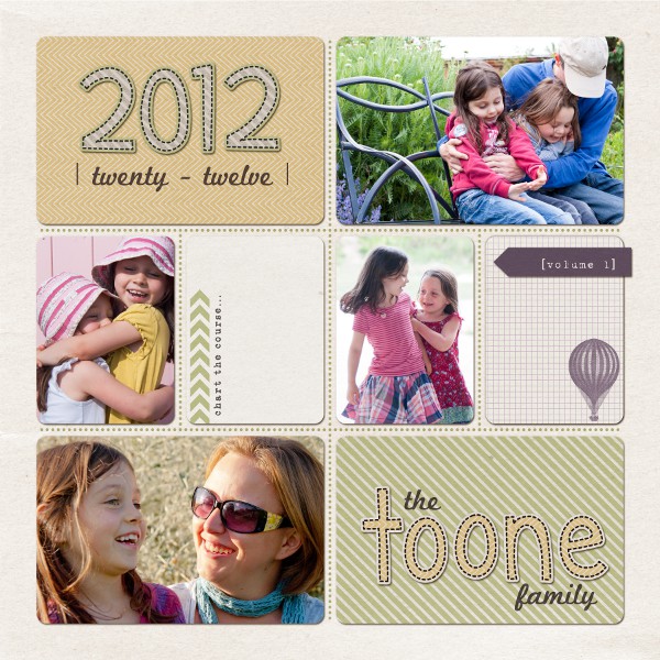 Project Life 2012 : Title Page