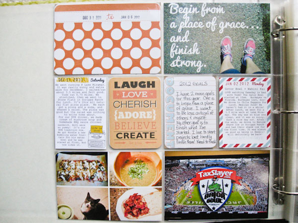 Project Life 2012:  Week 1