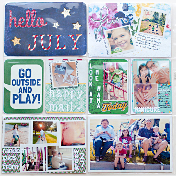 Project Life 2013 - Week 27 - left