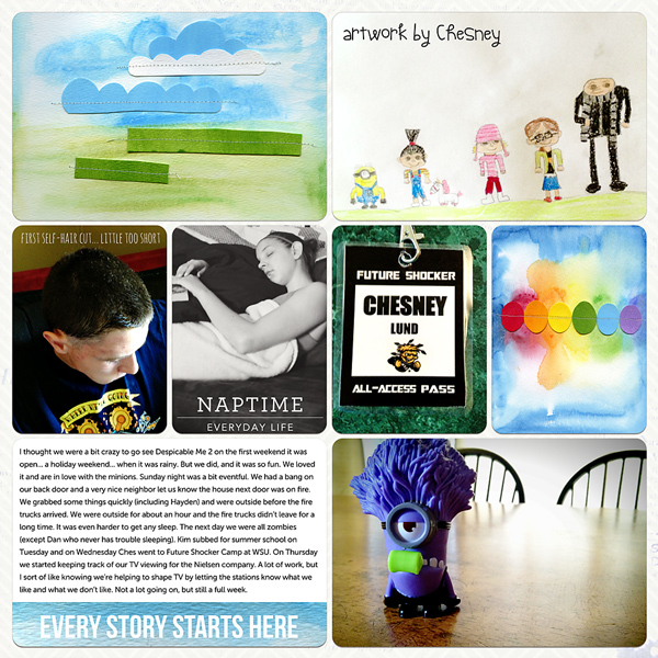 Project Life 2013 Week 28 left