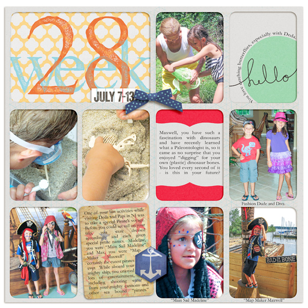 Project Life 2013 Week 28 (Left)