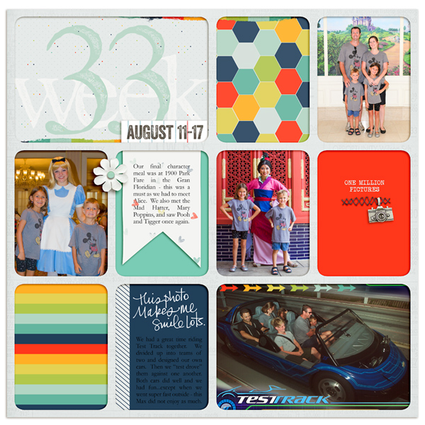 Project Life 2013 Week 33 (Left)