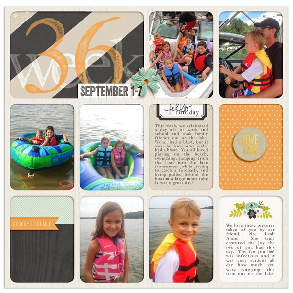 Project Life 2013 Week 36 (Left)