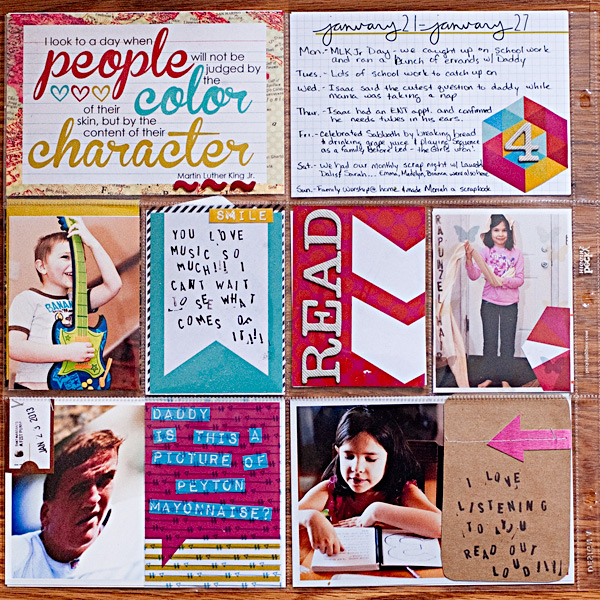 Project Life 2013 - Week 4 Left
