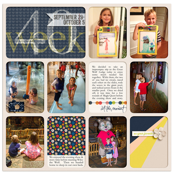 Project Life 2013 Week 40 (Left)