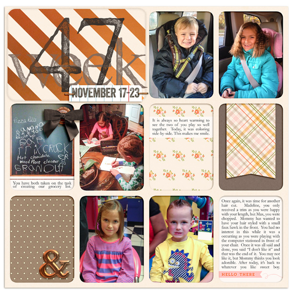 Project Life 2013 Week 47 (Left)