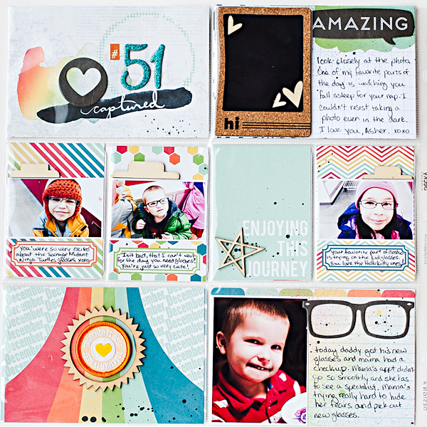 Project Life 2013 - Week 51 - left