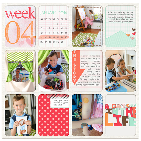 Project Life 2014 Week 04 (Left)