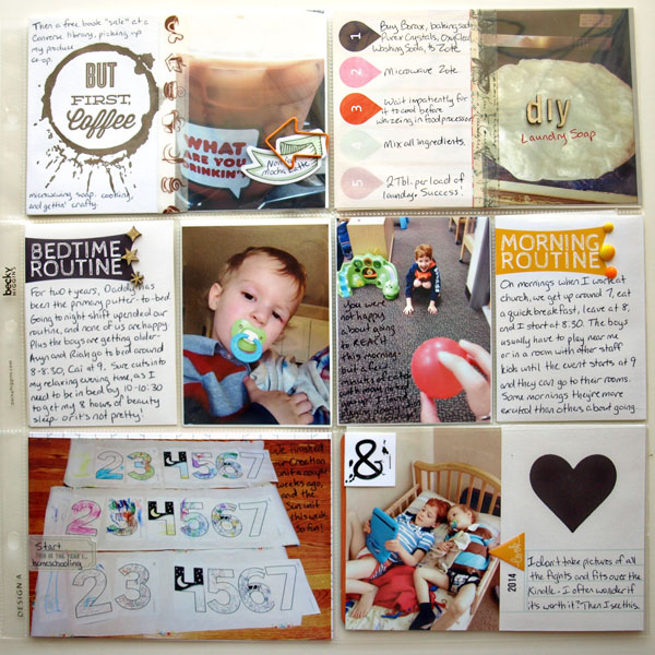 Project Life 2014 Week 12 right side