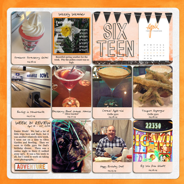 Project Life 2014: Week 16