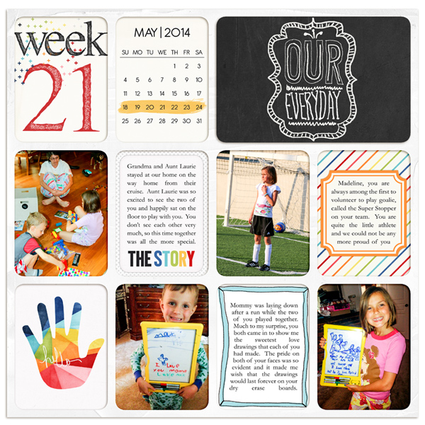 Project Life 2014 Week 21 (Left)