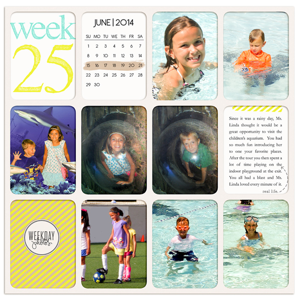 Project Life 2014 Week 25 (Left)
