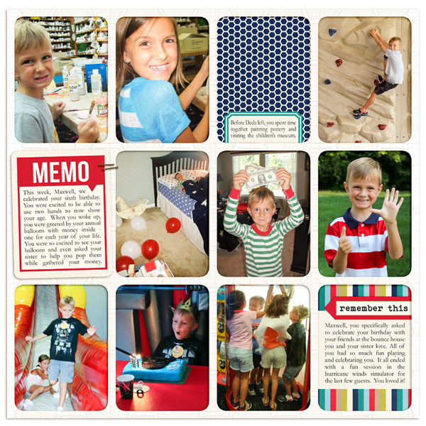 Project Life 2014 Week 31 (Right)