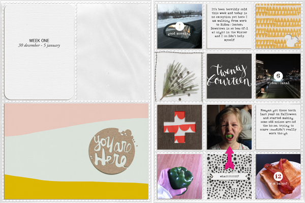 Project Life 2014 | Week One - 1