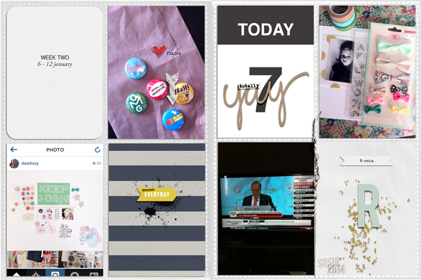 Project Life 2014 | Week Two - 1