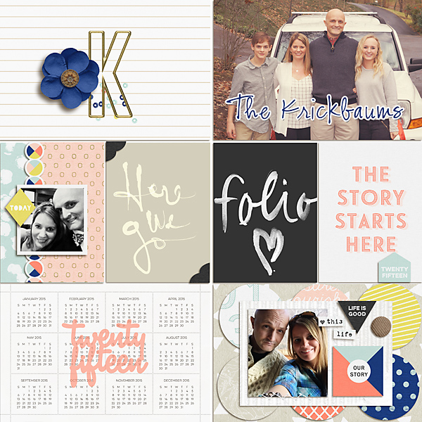 Project Life 2015 - Cover Page