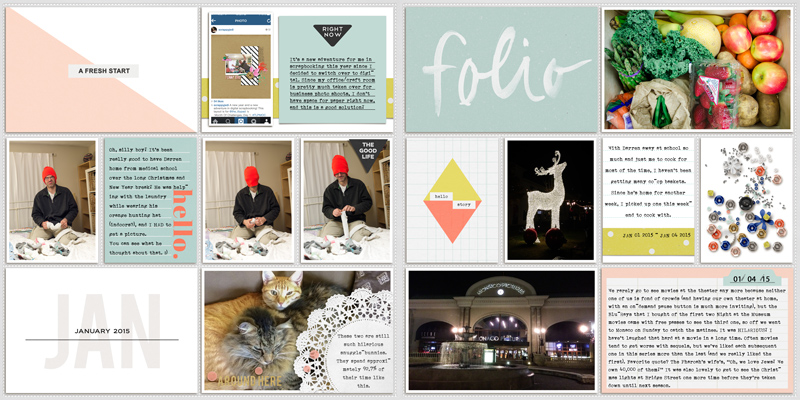 Project Life 2015 - January 1-4
