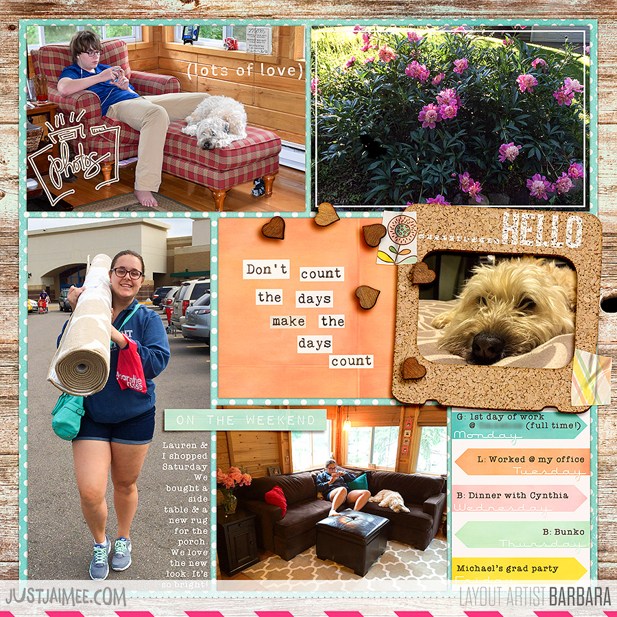 Project Life 2015 Week 24 Right Side