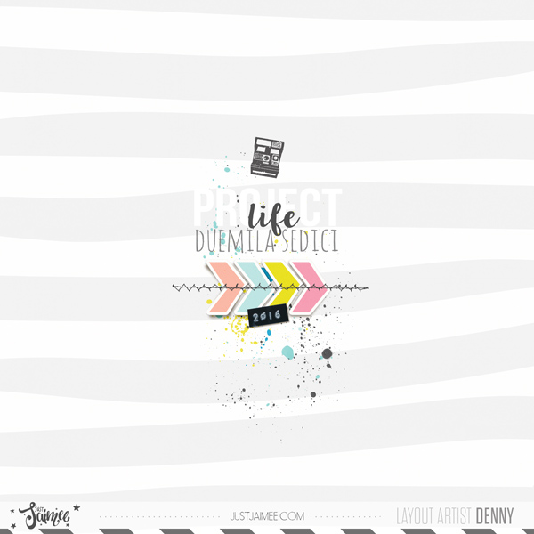 Project Life 2016 Cover