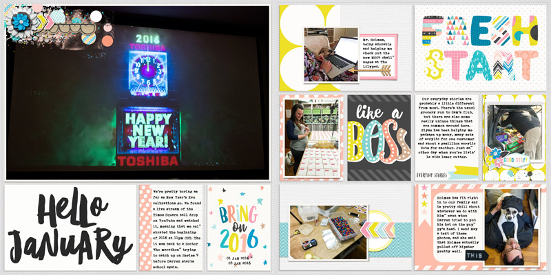Project Life 2016 - January 1 - 3
