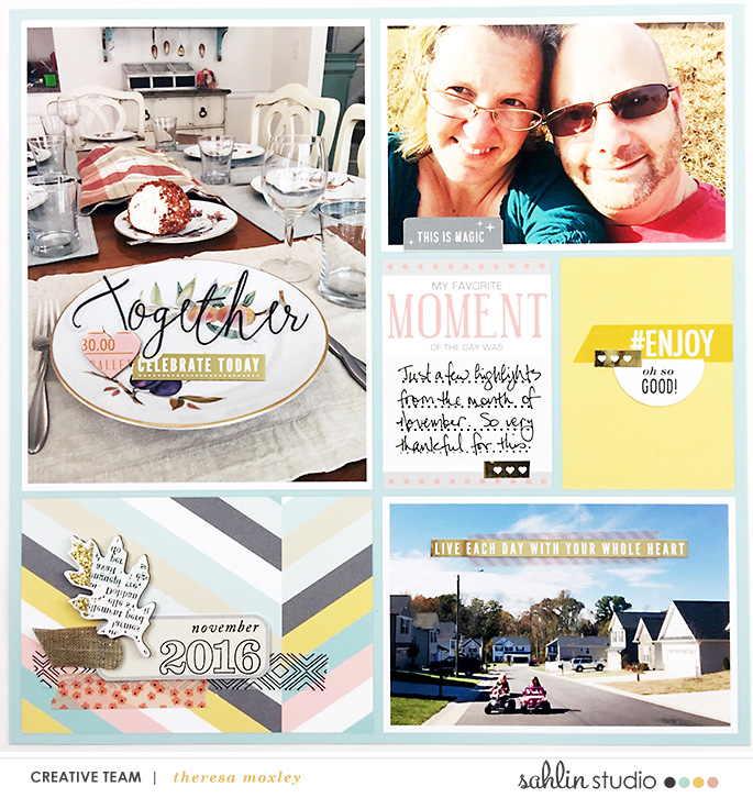 Project Life 2016 November Round-Up Left