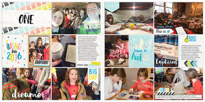 Project Life 2016 - Week 1