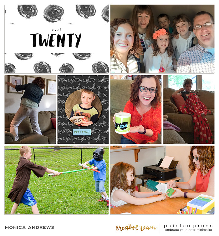 Project Life 2016 Week 20 (left)
