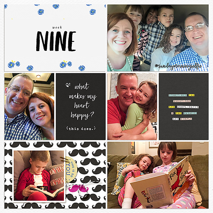 Project Life 2016 Week 9 (left)