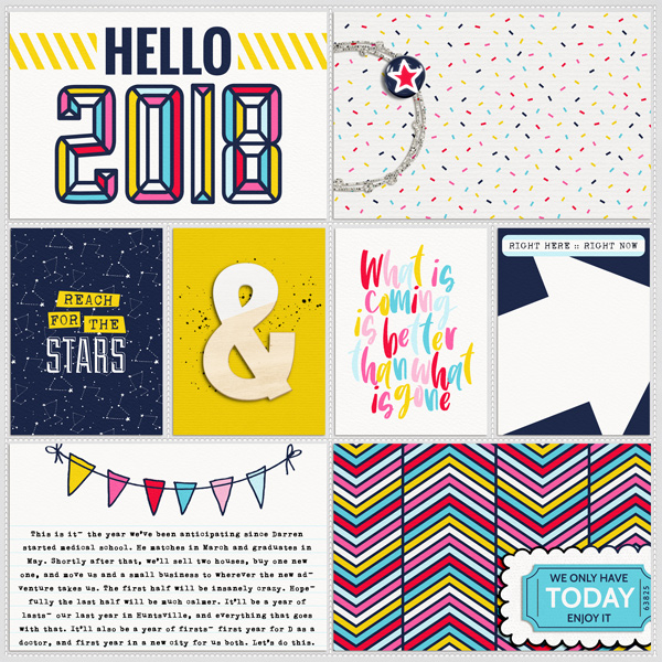 Project Life 2018 - Cover Page
