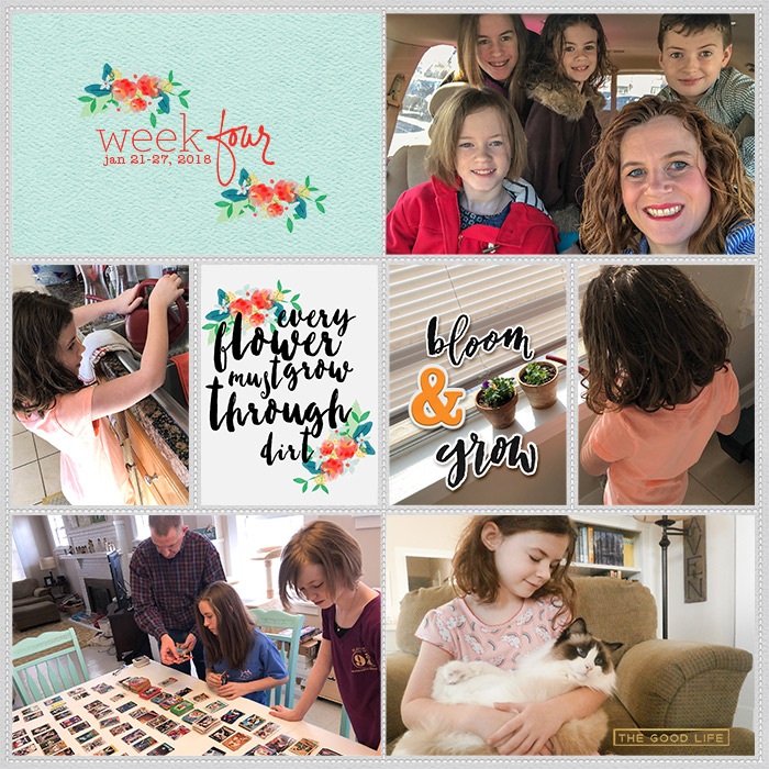 Project Life 2018 Week 4 Left