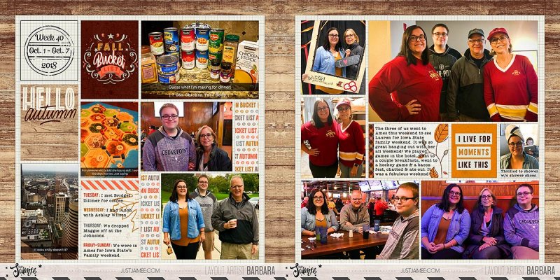 Project Life 2018 | Week 40 (24x12)