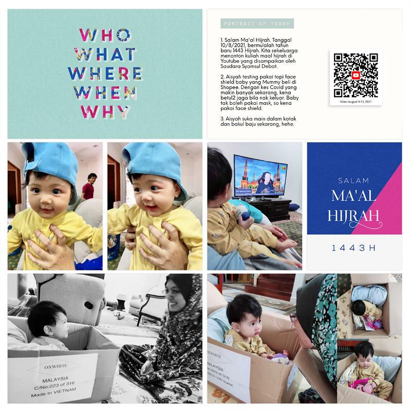 Project Life 2021 - August - Page 2