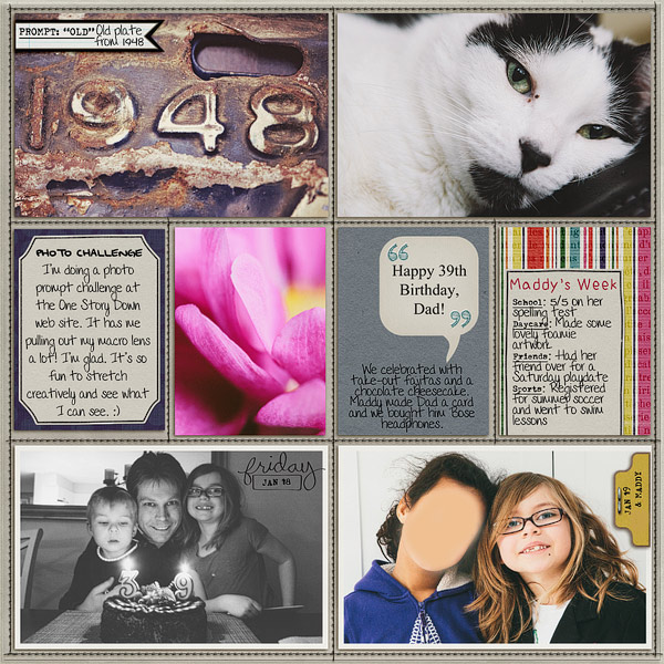 Project Life: Jan. 13-19 (Right)