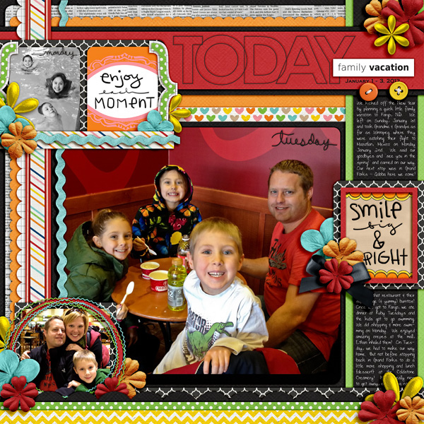 Project Life:  January 1-3, 2012