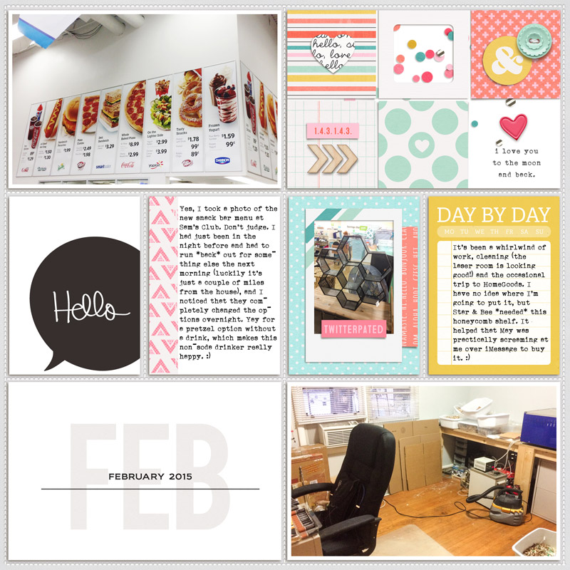 Project Life - January 26 - February 1, 2015 (Right Side)