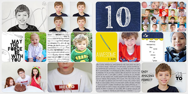 Project Life - My boy turns 10!