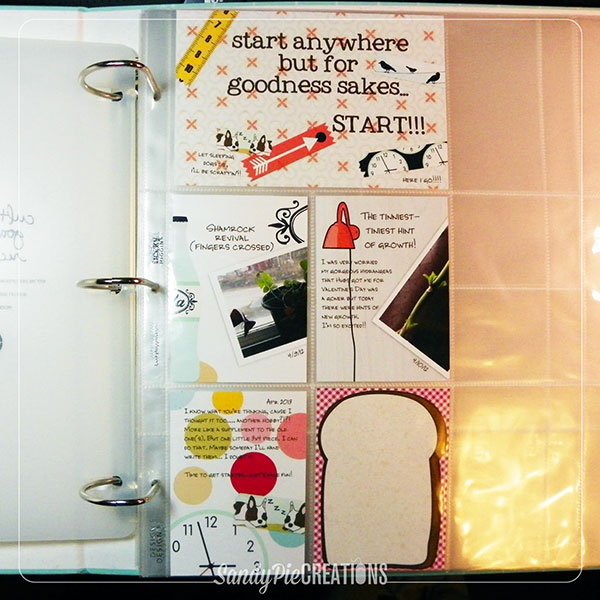 Project Life, my very first page!