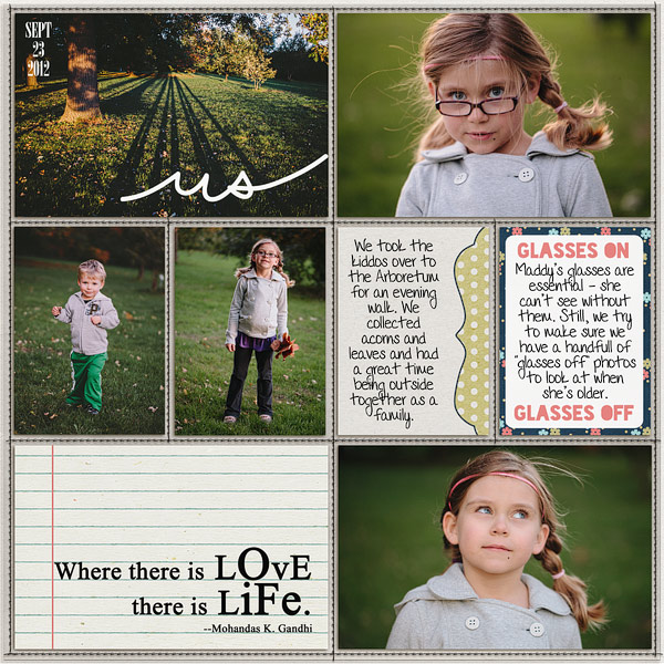 Project Life: Sept. 23-29 (left)